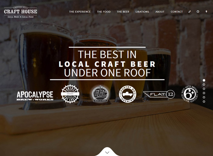 Louisville web design portfolio : Crescent Hill Craft House