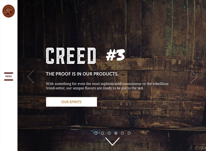 Louisville web design portfolio : Jeptha Creed